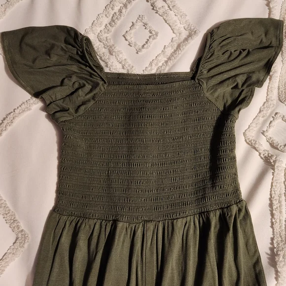 🛍2/$12 or 3/$15 1901 by Nordstrom Olive Jumpsuit, Girls' Size M(8/10) - Picture 3 of 12